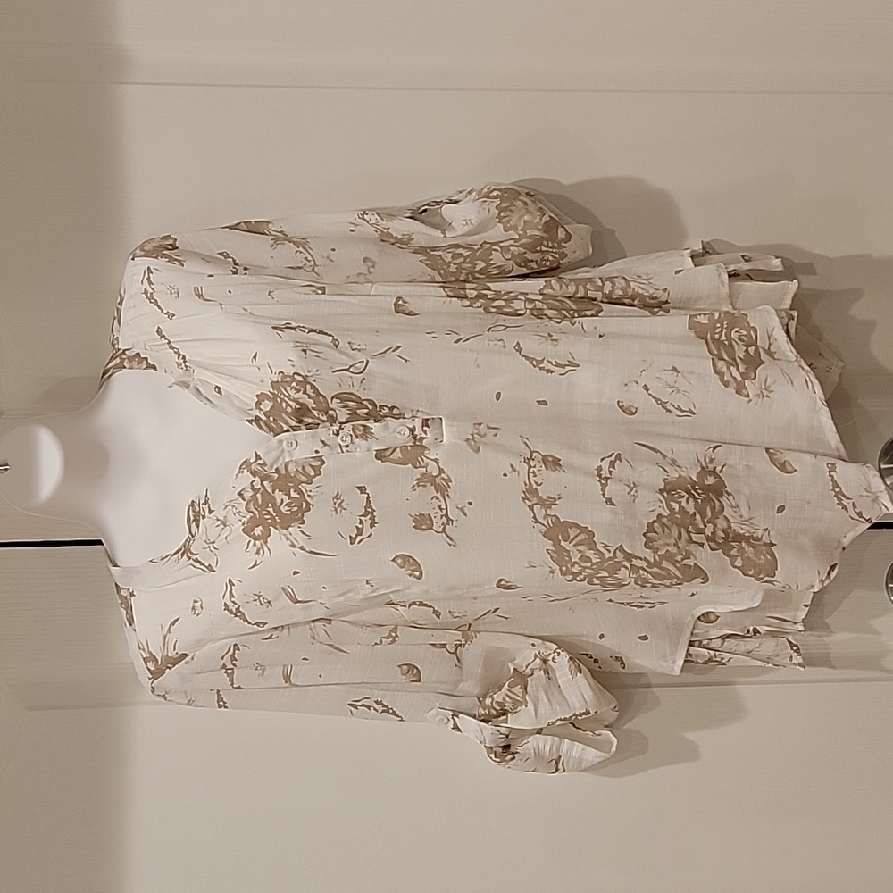 Tantrums lightweight 3/4sleeve blouse